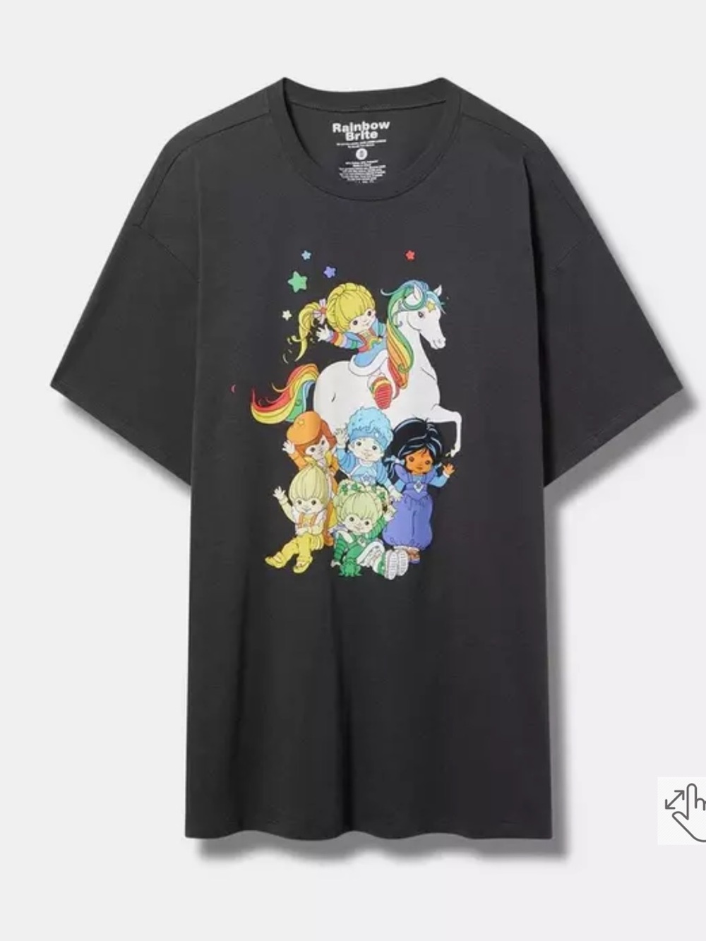 EUC Rainbow Brite Oversized Fit Tunic Tee